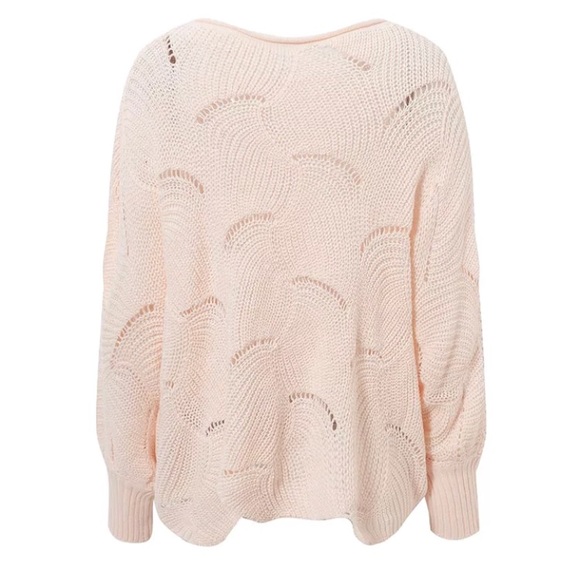 Crochet Detail Light Weight Sweater - Picture 5 of 6